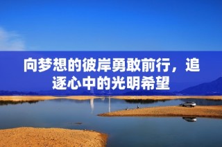 向梦想的彼岸勇敢前行，追逐心中的光明希望