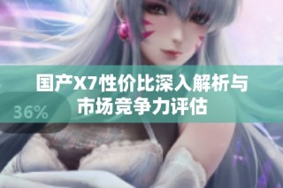 国产X7性价比深入解析与市场竞争力评估