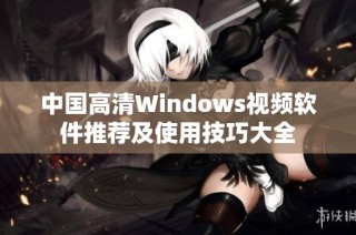 中国高清Windows视频软件推荐及使用技巧大全