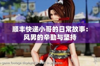 顺丰快递小哥的日常故事：风男的辛勤与坚持