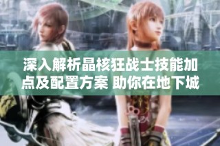 深入解析晶核狂战士技能加点及配置方案 助你在地下城与勇士中更强大