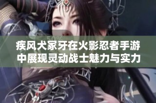 疾风犬冢牙在火影忍者手游中展现灵动战士魅力与实力解析