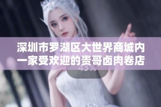 深圳市罗湖区大世界商城内一家受欢迎的贵哥卤肉卷店信息查询解析