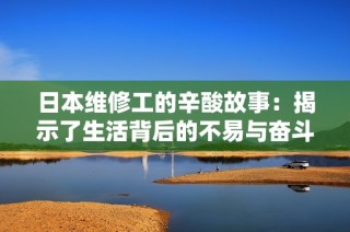 日本维修工的辛酸故事：揭示了生活背后的不易与奋斗