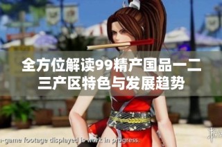 全方位解读99精产国品一二三产区特色与发展趋势