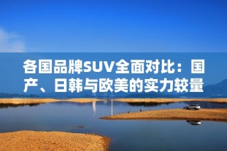 各国品牌SUV全面对比：国产、日韩与欧美的实力较量