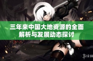 三年来中国大地资源的全面解析与发展动态探讨