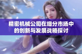 精密机械公司在细分市场中的创新与发展战略探讨