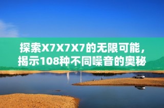 探索X7X7X7的无限可能，揭示108种不同噪音的奥秘