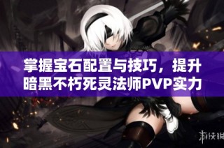 掌握宝石配置与技巧，提升暗黑不朽死灵法师PVP实力攻略分享