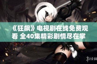 《狂飙》电视剧在线免费观看 全40集精彩剧情尽在掌握中