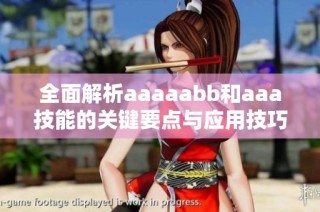全面解析aaaaabb和aaa技能的关键要点与应用技巧