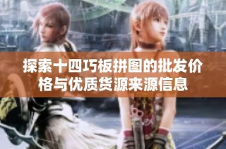 探索十四巧板拼图的批发价格与优质货源来源信息