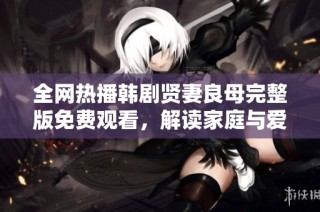 全网热播韩剧贤妻良母完整版免费观看，解读家庭与爱的纷争