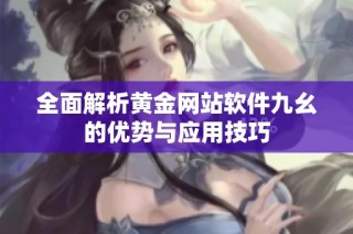 全面解析黄金网站软件九幺的优势与应用技巧