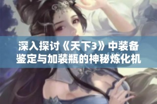 深入探讨《天下3》中装备鉴定与加装瓶的神秘炼化机制与技巧解析