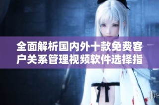 全面解析国内外十款免费客户关系管理视频软件选择指南