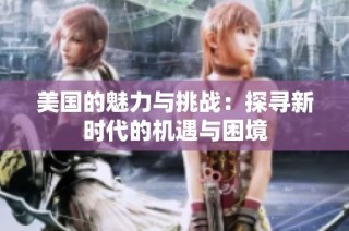 美国的魅力与挑战：探寻新时代的机遇与困境