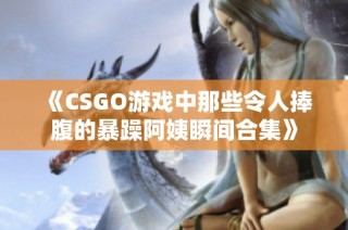 《CSGO游戏中那些令人捧腹的暴躁阿姨瞬间合集》