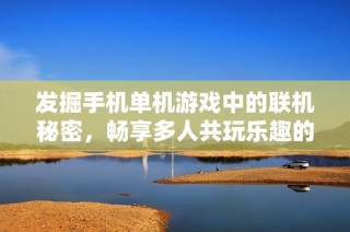 发掘手机单机游戏中的联机秘密，畅享多人共玩乐趣的热门游戏推荐