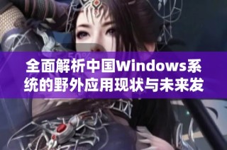 全面解析中国Windows系统的野外应用现状与未来发展趋势