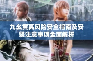 九幺黄高风险安全指南及安装注意事项全面解析