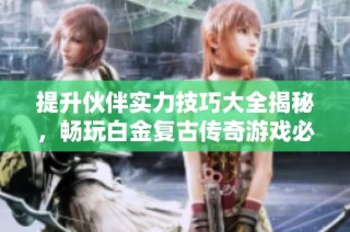 提升伙伴实力技巧大全揭秘，畅玩白金复古传奇游戏必备升级攻略分享