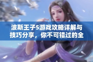 波斯王子5游戏攻略详解与技巧分享，你不可错过的全方位指南