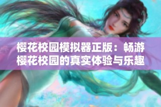 樱花校园模拟器正版：畅游樱花校园的真实体验与乐趣