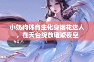 小奶狗体育生化身烟花达人，在天台绽放璀璨夜空