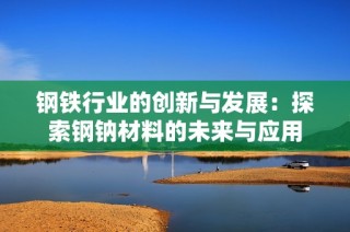 钢铁行业的创新与发展：探索钢钠材料的未来与应用