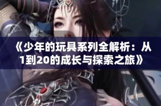 《少年的玩具系列全解析：从1到20的成长与探索之旅》