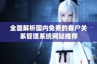 全面解析国内免费的客户关系管理系统网站推荐