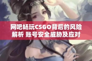 网吧畅玩CSGO背后的风险解析 账号安全威胁及应对策略全攻略