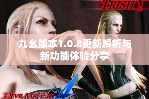 九幺版本1.0.8更新解析与新功能体验分享