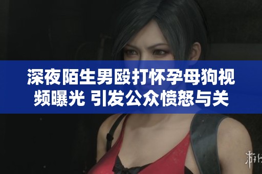 深夜陌生男殴打怀孕母狗视频曝光 引发公众愤怒与关注