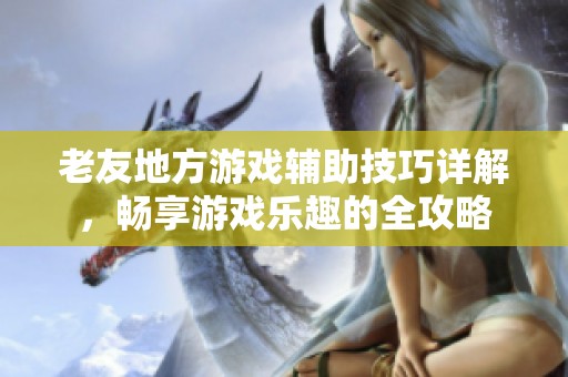 老友地方游戏辅助技巧详解，畅享游戏乐趣的全攻略