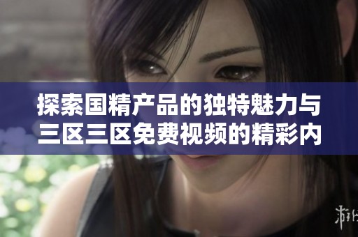 探索国精产品的独特魅力与三区三区免费视频的精彩内容