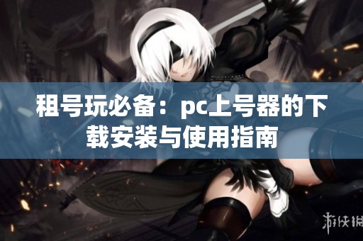 租号玩必备：pc上号器的下载安装与使用指南