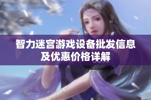 智力迷宫游戏设备批发信息及优惠价格详解