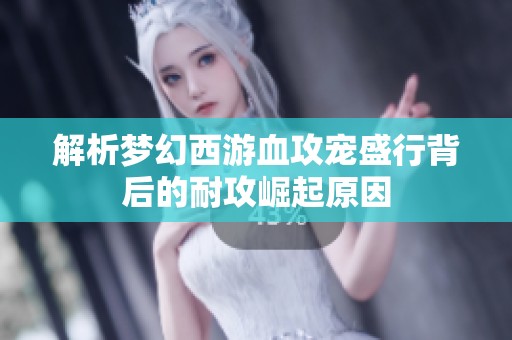 解析梦幻西游血攻宠盛行背后的耐攻崛起原因