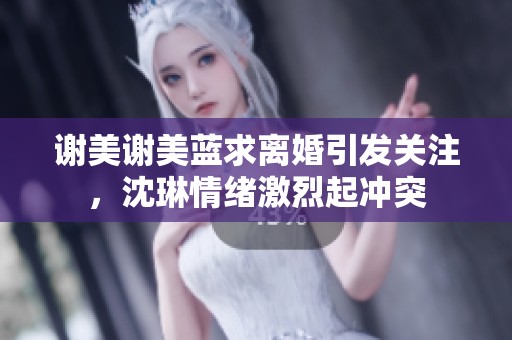 谢美谢美蓝求离婚引发关注，沈琳情绪激烈起冲突