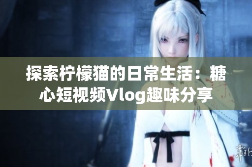 探索柠檬猫的日常生活：糖心短视频Vlog趣味分享