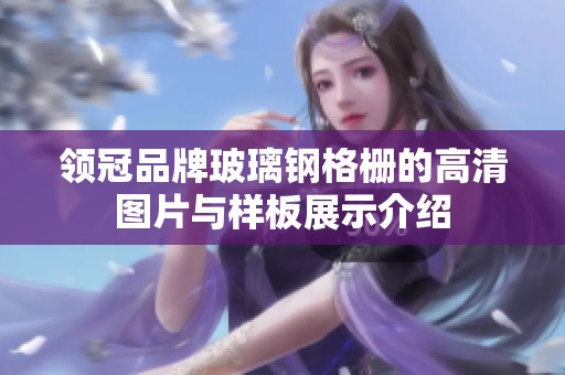 领冠品牌玻璃钢格栅的高清图片与样板展示介绍