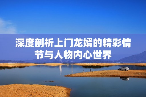深度剖析上门龙婿的精彩情节与人物内心世界