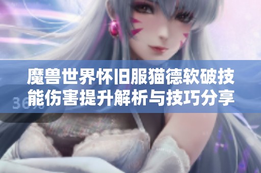 魔兽世界怀旧服猫德软破技能伤害提升解析与技巧分享
