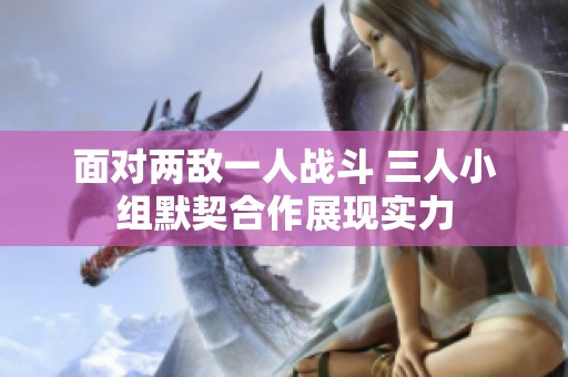 面对两敌一人战斗 三人小组默契合作展现实力