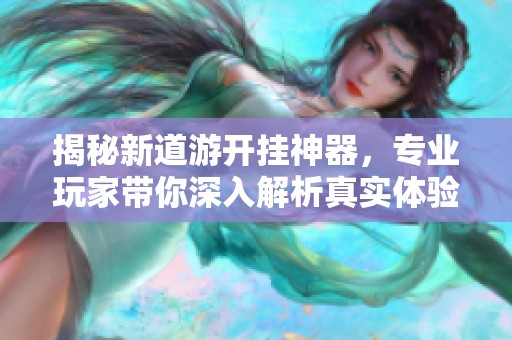 揭秘新道游开挂神器，专业玩家带你深入解析真实体验