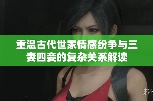 重温古代世家情感纷争与三妻四妾的复杂关系解读