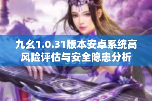 九幺1.0.31版本安卓系统高风险评估与安全隐患分析